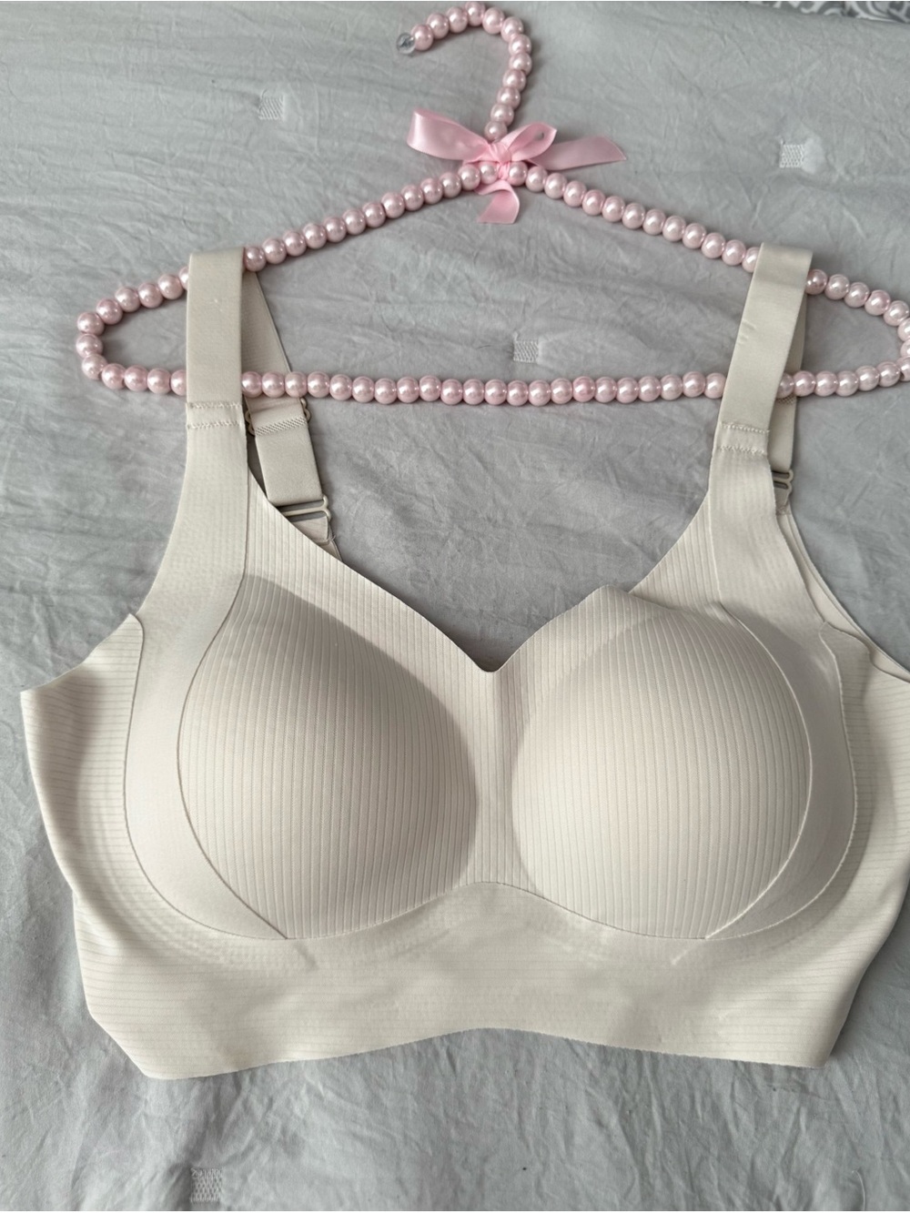 SHEIN Padded Seamless Ribbed Bra Black XL NWT